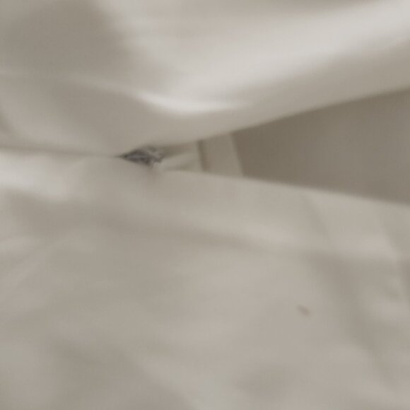 White Butterfly Print Jumpsuit – Size S (Fits Like XS) – Wide Leg, Button Straps - Picture 8 of 8